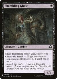 Shambling Ghast - The List Reprints - Magic: The Gathering card