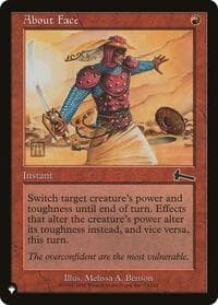 About Face - The List Reprints - Magic: The Gathering card