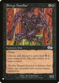 Skirge Familiar - The List Reprints - Magic: The Gathering card