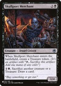 Skullport Merchant - The List Reprints - Magic: The Gathering card