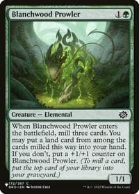 Blanchwood Prowler - The List Reprints - Magic: The Gathering card