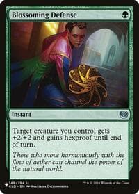 Blossoming Defense - The List Reprints - Magic: The Gathering card