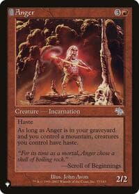 Anger (JUD) - The List Reprints - Magic: The Gathering card