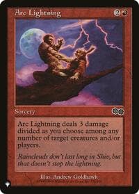 Arc Lightning - The List Reprints - Magic: The Gathering card