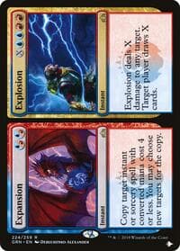Expansion // Explosion - The List Reprints - Magic: The Gathering card