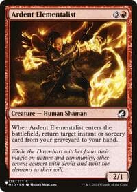 Ardent Elementalist - The List Reprints - Magic: The Gathering card