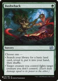 Bushwhack - The List Reprints - Magic: The Gathering card