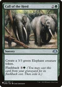 Call of the Herd - The List Reprints - Magic: The Gathering card