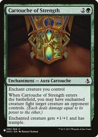 Cartouche of Strength - The List Reprints - Magic: The Gathering card