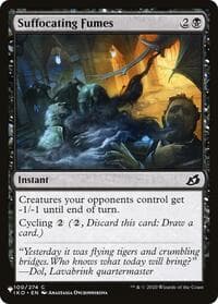 Suffocating Fumes - The List Reprints - Magic: The Gathering card
