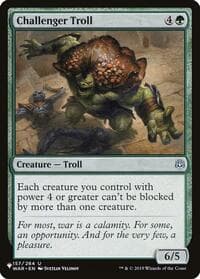 Challenger Troll - The List Reprints - Magic: The Gathering card