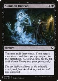 Summon Undead - The List Reprints - Magic: The Gathering card