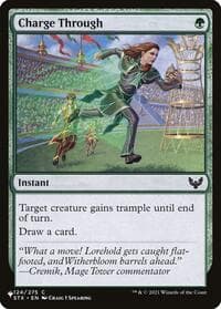 Charge Through - The List Reprints - Magic: The Gathering card