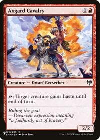 Axgard Cavalry - The List Reprints - Magic: The Gathering card