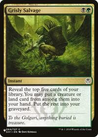 Grisly Salvage - The List Reprints - Magic: The Gathering card