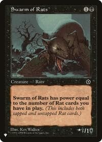 Swarm of Rats - The List Reprints - Magic: The Gathering card