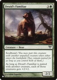 Druid's Familiar - The List Reprints - Magic: The Gathering card