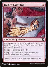 Barbed Batterfist - The List Reprints - Magic: The Gathering card