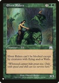 Elven Riders - The List Reprints - Magic: The Gathering card