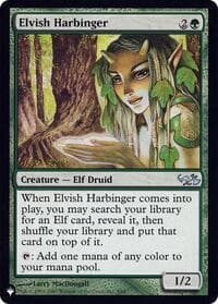 Elvish Harbinger (DD1) - The List Reprints - Magic: The Gathering card