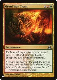 Gruul War Chant - The List Reprints - Magic: The Gathering card