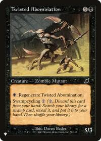 Twisted Abomination - The List Reprints - Magic: The Gathering card