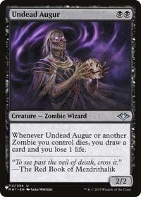 Undead Augur - The List Reprints - Magic: The Gathering card
