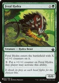 Feral Hydra - The List Reprints - Magic: The Gathering card