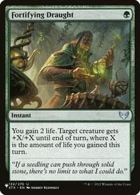 Fortifying Draught - The List Reprints - Magic: The Gathering card