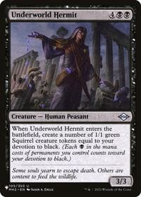 Underworld Hermit - The List Reprints - Magic: The Gathering card