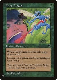 Frog Tongue - The List Reprints - Magic: The Gathering card