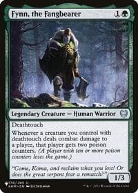 Fynn, the Fangbearer - The List Reprints - Magic: The Gathering card