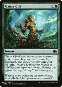 Gaea's Gift - The List Reprints - Magic: The Gathering card