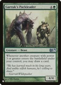 Garruk's Packleader - The List Reprints - Magic: The Gathering card