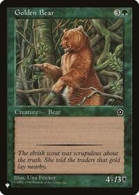 Golden Bear - The List Reprints - Magic: The Gathering card
