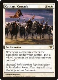 Cathars' Crusade - Avacyn Restored - Magic: The Gathering card