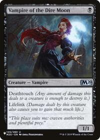 Vampire of the Dire Moon - The List Reprints - Magic: The Gathering card
