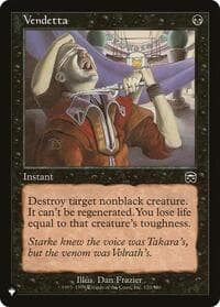 Vendetta - The List Reprints - Magic: The Gathering card