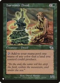 Harvester Druid - The List Reprints - Magic: The Gathering card