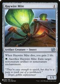 Haywire Mite - The List Reprints - Magic: The Gathering card