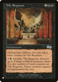 Vile Requiem (USG) - The List Reprints - Magic: The Gathering card