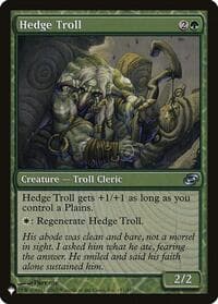 Hedge Troll - The List Reprints - Magic: The Gathering card