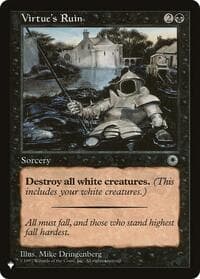Virtue's Ruin - The List Reprints - Magic: The Gathering card