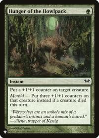 Hunger of the Howlpack - The List Reprints - Magic: The Gathering card