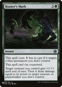 Hunter's Mark - The List Reprints - Magic: The Gathering card