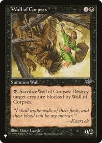 Wall of Corpses - The List Reprints - Magic: The Gathering card