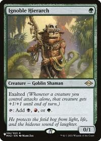 Ignoble Hierarch - The List Reprints - Magic: The Gathering card