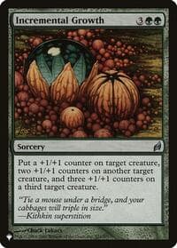 Incremental Growth - The List Reprints - Magic: The Gathering card