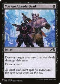 You Are Already Dead - The List Reprints - Magic: The Gathering card