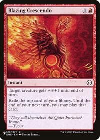 Blazing Crescendo - The List Reprints - Magic: The Gathering card